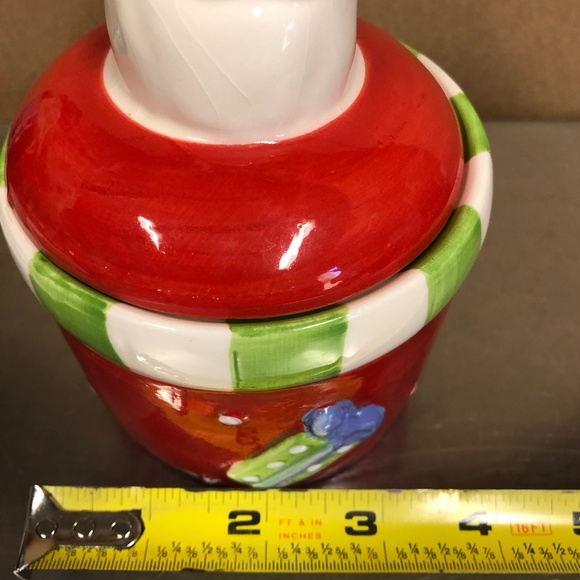 🎅🏻 SALE Royal Norfolk Christmas Santa Candy jar canister with lid, ceramic - Picture 11 of 11